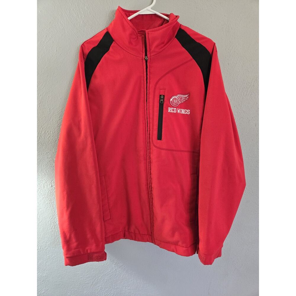 Detroit Red Wings Jacket Men's Size Large G-III Sports by Carl Banks Full Zip